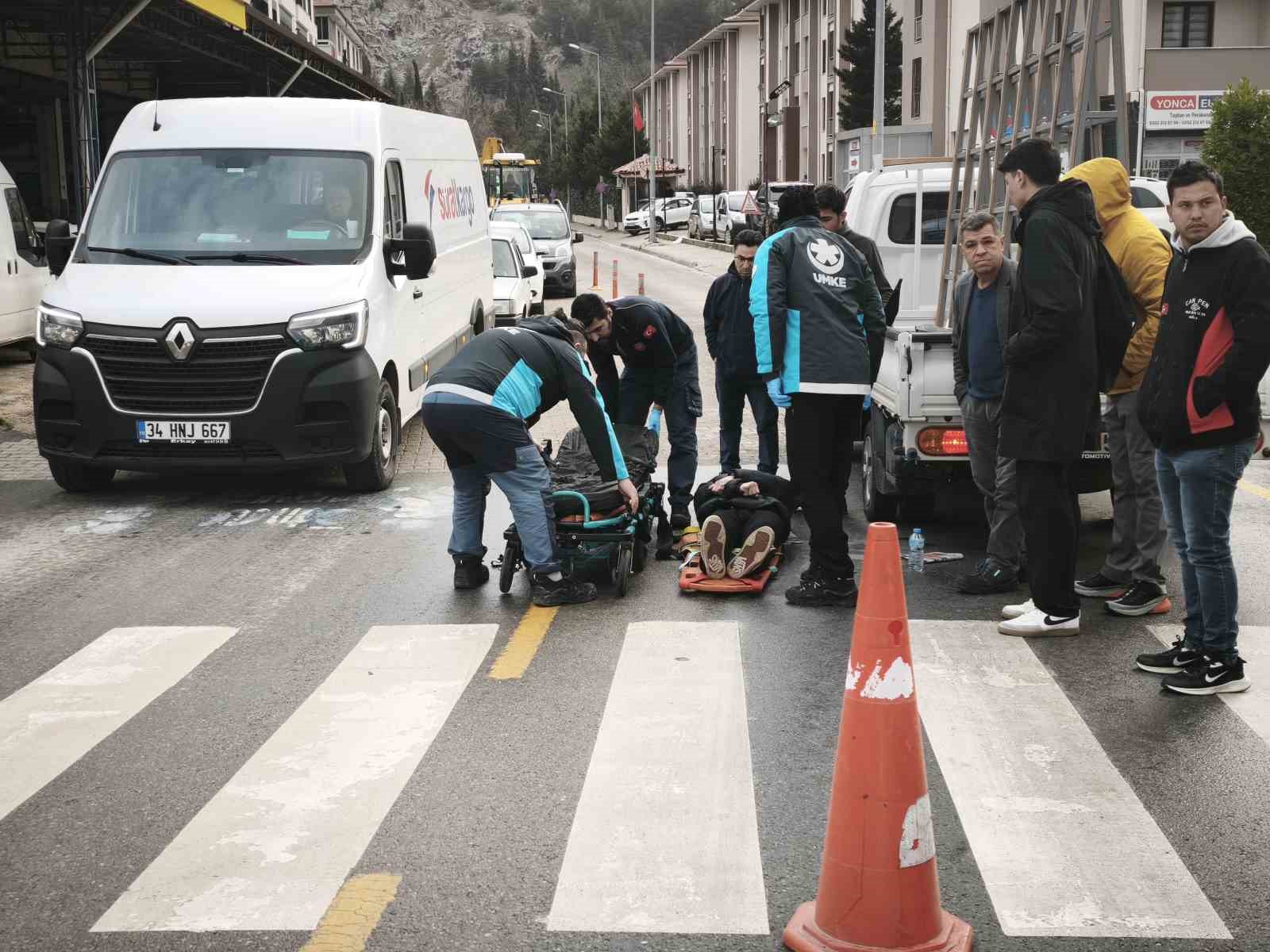 Menteşe&rsquo;de trafik kazası:1 yaralı
