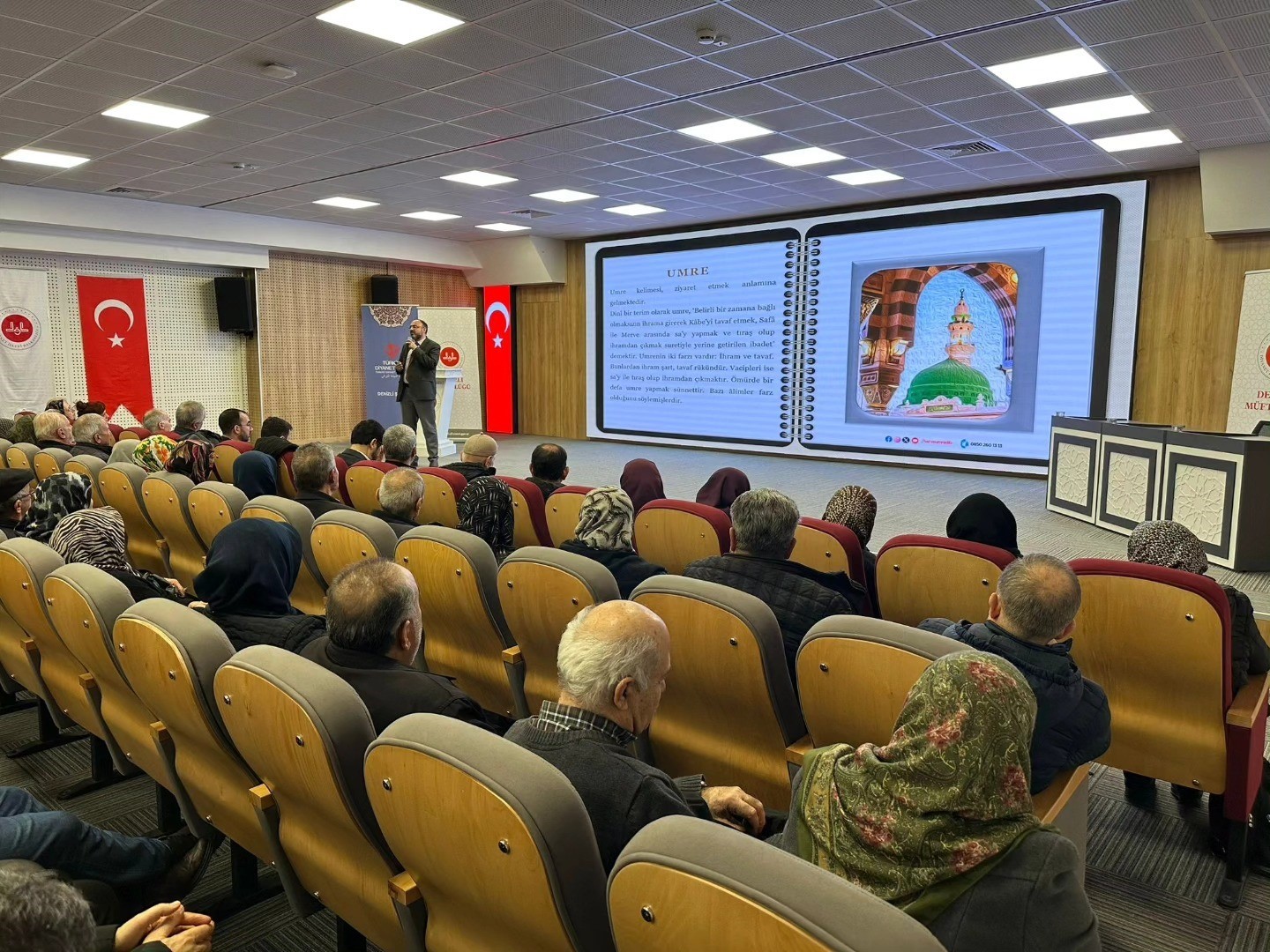 Denizli&rsquo;de 449 umre yolcusuna eğitim semineri verildi
