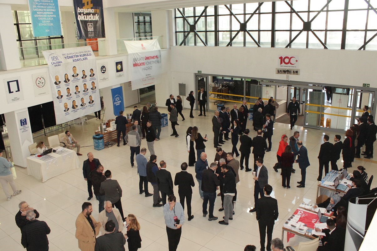 İMO Bursa&rsquo;da Serdar Atilla Erdem g&uuml;ven tazeledi
