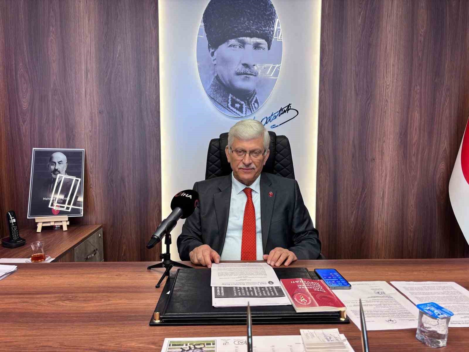 TVHB Başkanı Eroğlu: "(Aydın’da veteriner olmayan birinin hayvana sezaryen yapmaya çalışması) Hayvancılığımızın geleceği açısından önemli bir risk"