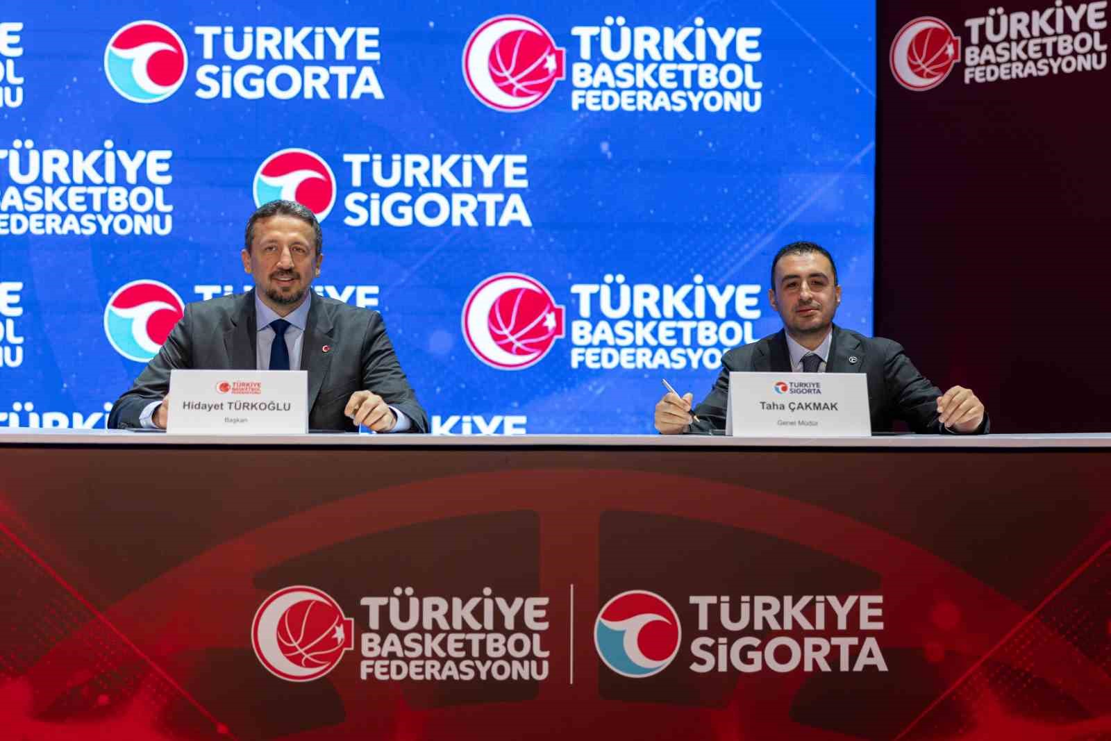 T&uuml;rkiye Basketbol Federasyonu ile T&uuml;rkiye Sigorta arasında Milli Takımlar ana sponsorluk anlaşması yenilendi
