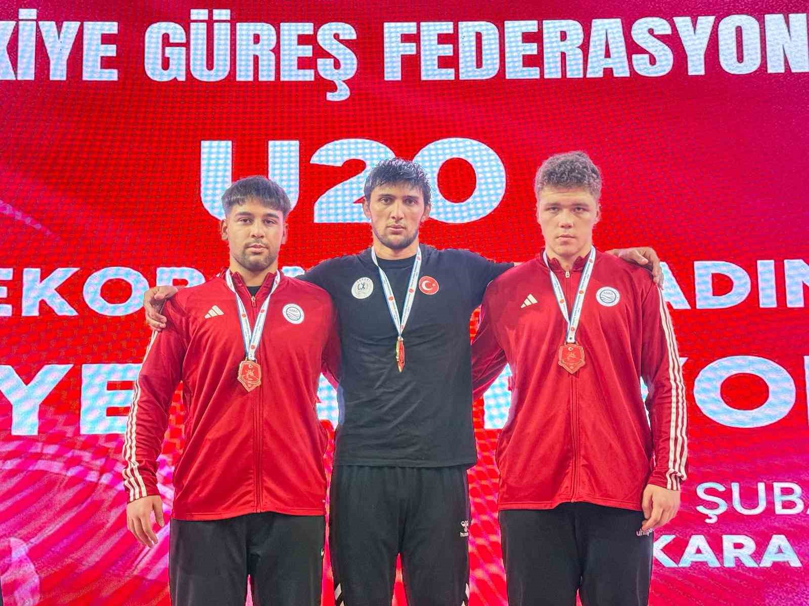 U20 Grekoromen Güreş Türkiye Şampiyonası’nda ikinci gün tamamlandı