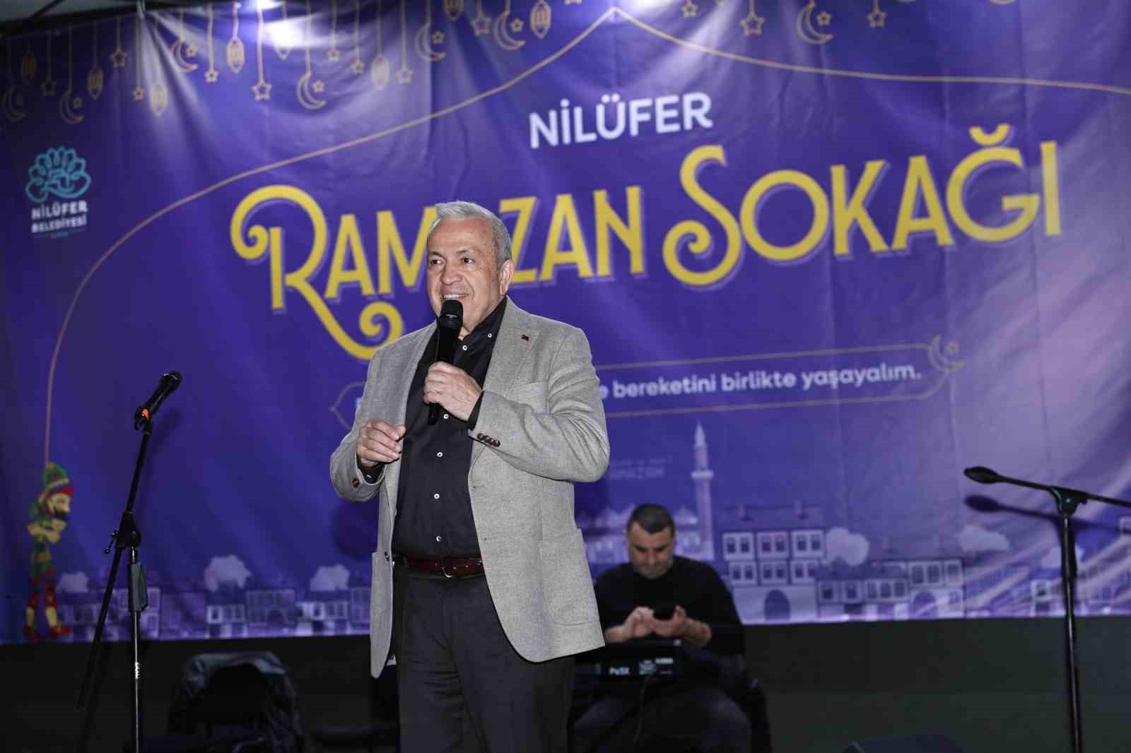 Nil&uuml;fer Ramazan Sokağı a&ccedil;ılıyor
