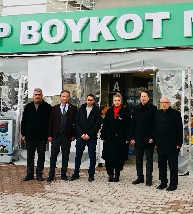 Milletvekili &Ouml;lmeztoprak&rsquo;tan &lsquo;KOP Boykot Market&rsquo;e ziyaret
