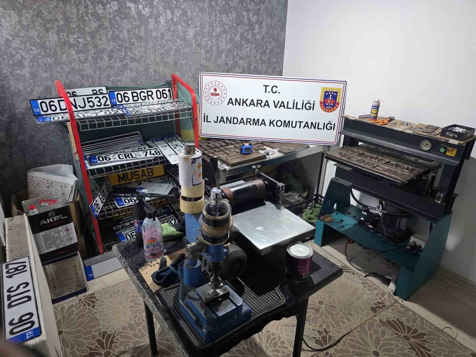 Ankara’da resmi belgede sahtecilik yapan şahıs gözaltına alındı