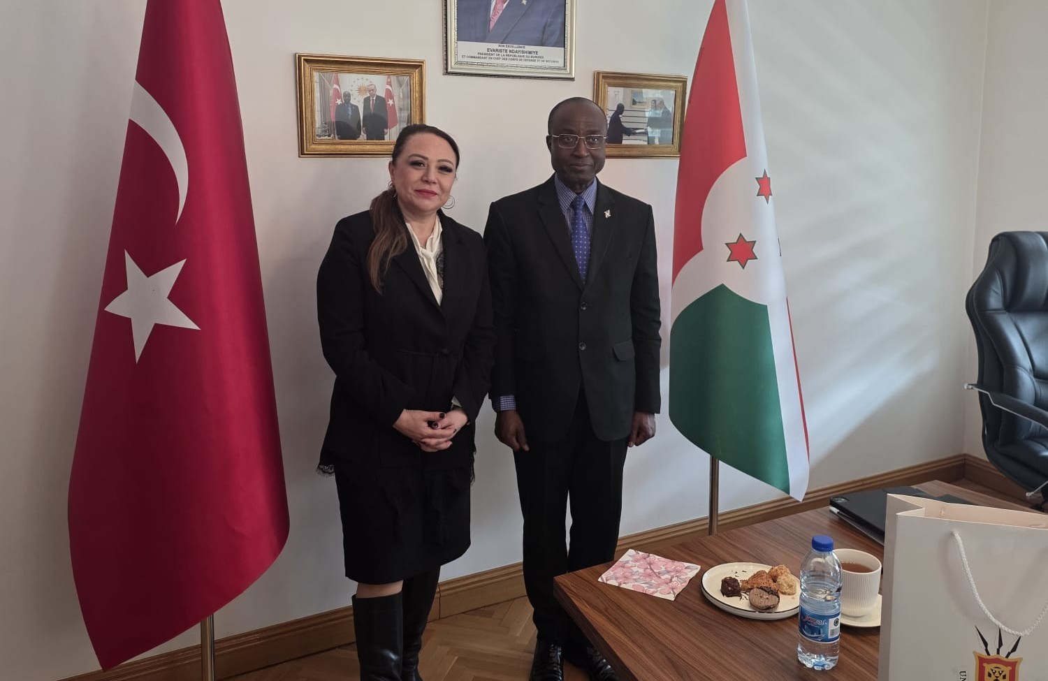 T&uuml;rkiye ile Burundi arasında &ccedil;ok sekt&ouml;rl&uuml; iş birliği g&ouml;r&uuml;şmesi
