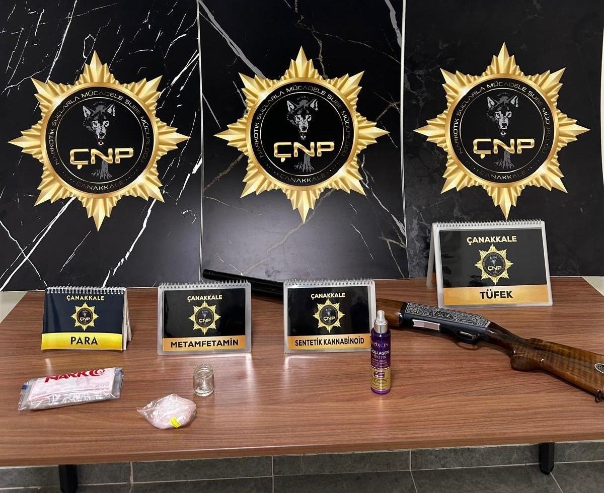 Çanakkale’de uyuşturucu imal ve ticareti suçundan 3 tutuklama