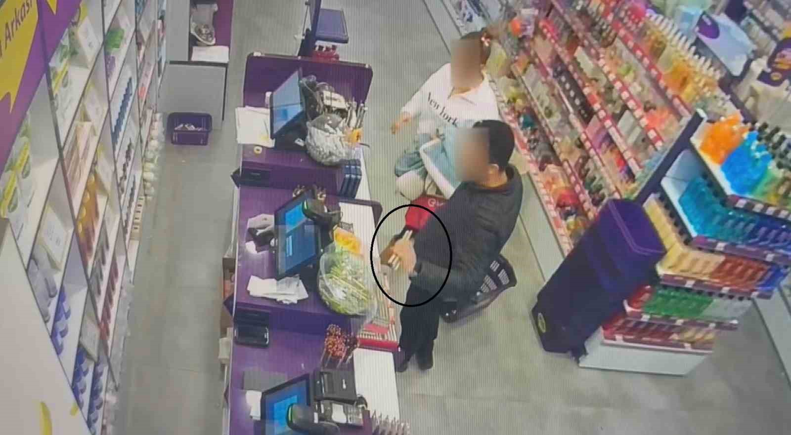 Kozmetik market zincirine dadanan anne, baba ve kız 3 aylık süreçte 1 milyon 200 bin TL’lik ürün çaldı