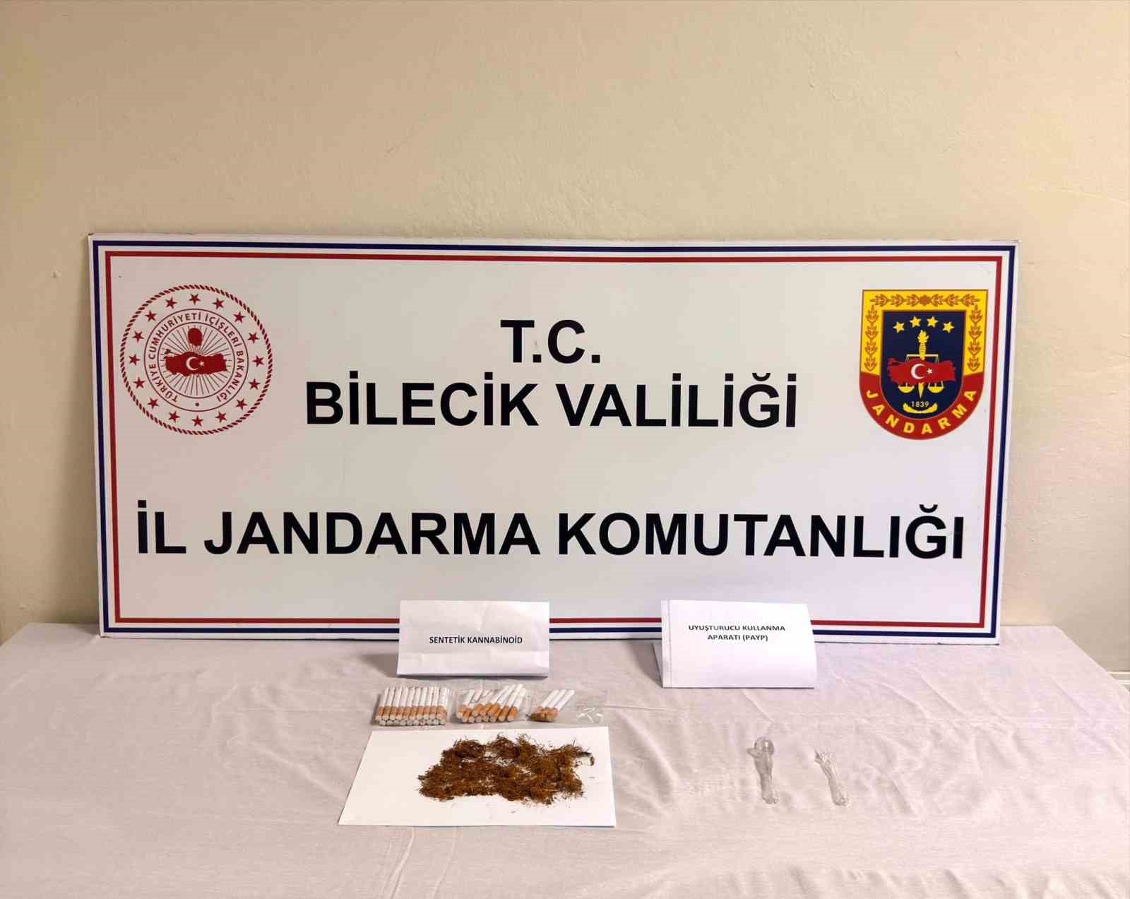 Bilecik&rsquo;te uyuşturucu operasyonu: 1 g&ouml;zaltı
