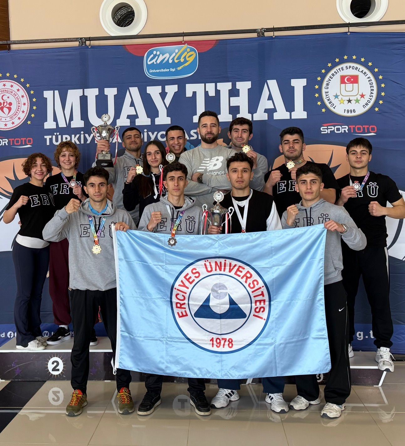 Erciyes &Uuml;niversitesi Muaythai&rsquo;de zirvede
