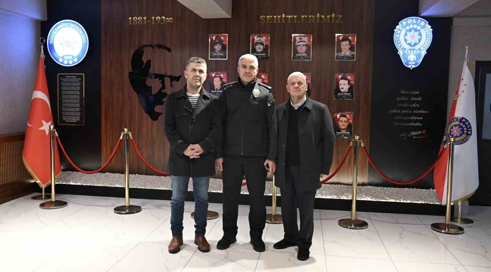 Ergüder, Şehit Polis Turgut Külünk’ün ailesini ağırladı