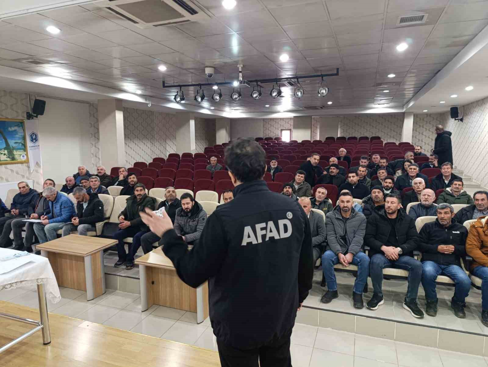 Elazığ’da çığ eğitimleri sürüyor