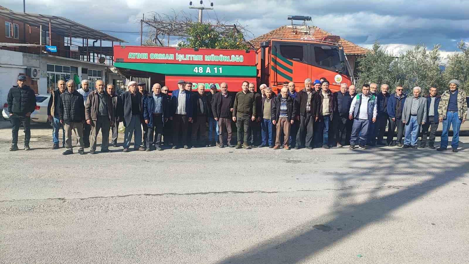 Aydın’da vatandaşlar yangınlara karşı bilgilendirildi