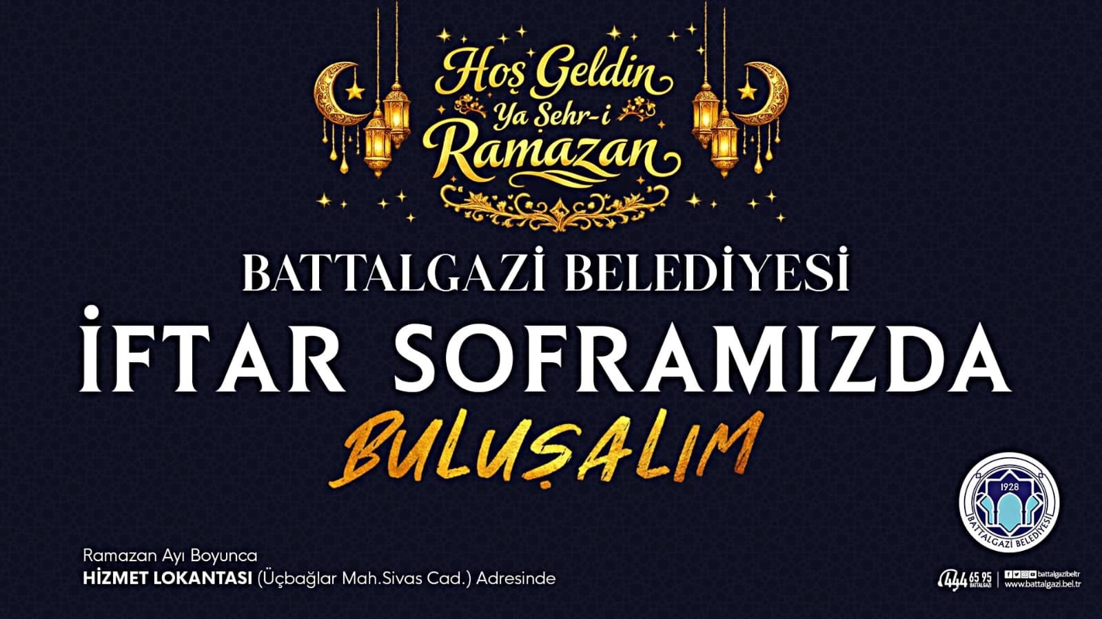Battalgazi Belediyesi’nden Ramazan’da iftar hizmeti