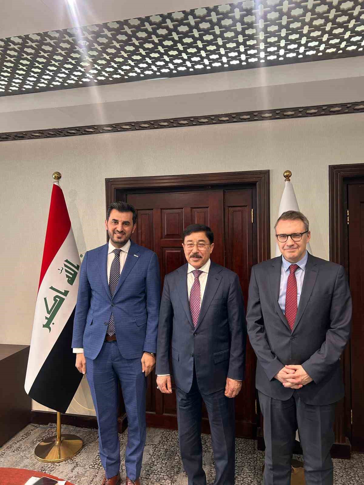 DEİK/T&uuml;rkiye-Irak İş Konseyi Başkanı Halit Acar, Irak Merkez Bankası Başkanı Al-Alaq ile g&ouml;r&uuml;şt&uuml;
