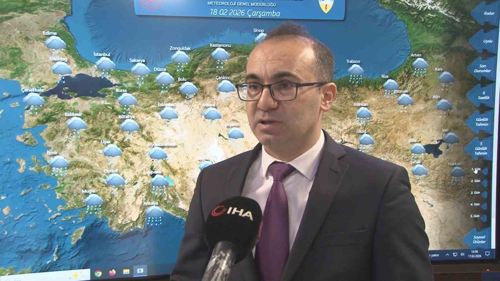 Hava Tahmin Uzmanı &Ccedil;elik: "&Uuml;lke genelinde kuvvetli yağışlar bekliyoruz"
