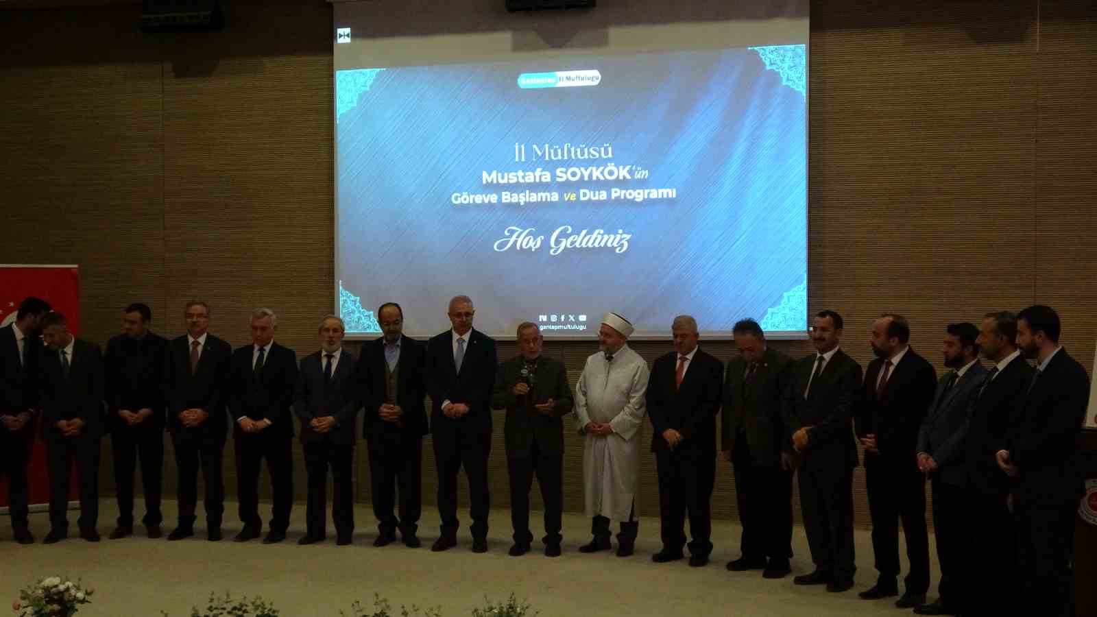 Gaziantep İl M&uuml;ft&uuml;s&uuml; Mustafa Soyk&ouml;k g&ouml;reve başladı
