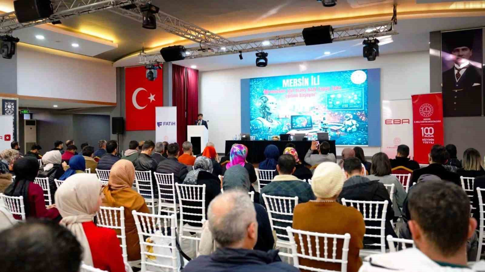 Mersin&rsquo;de &ouml;ğretmenlere branş bazlı yapay zeka eğitimi başladı
