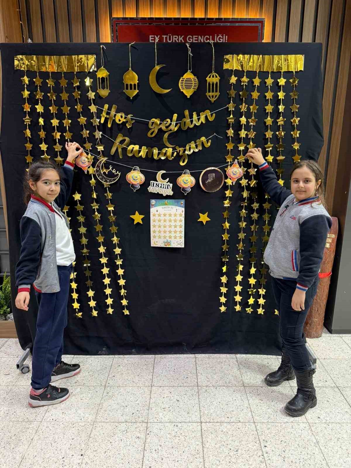 Miniklerin okulda Ramazan hazırlığı