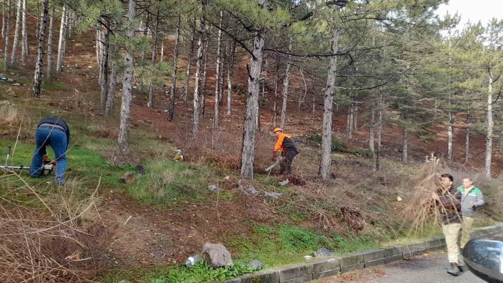 Akşehir’de orman yangınlarına karşı örnek çalışma