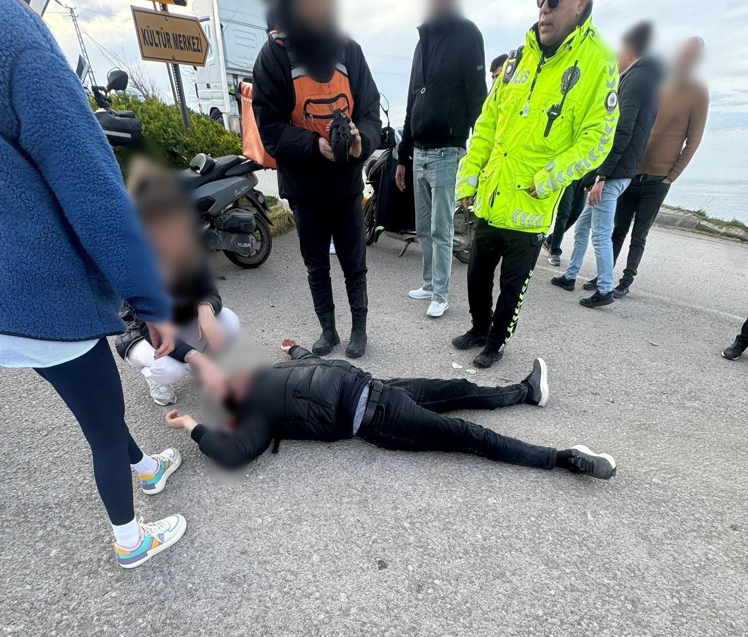 Sinop&rsquo;ta hatalı sollama kazaya neden oldu: 1 yaralı
