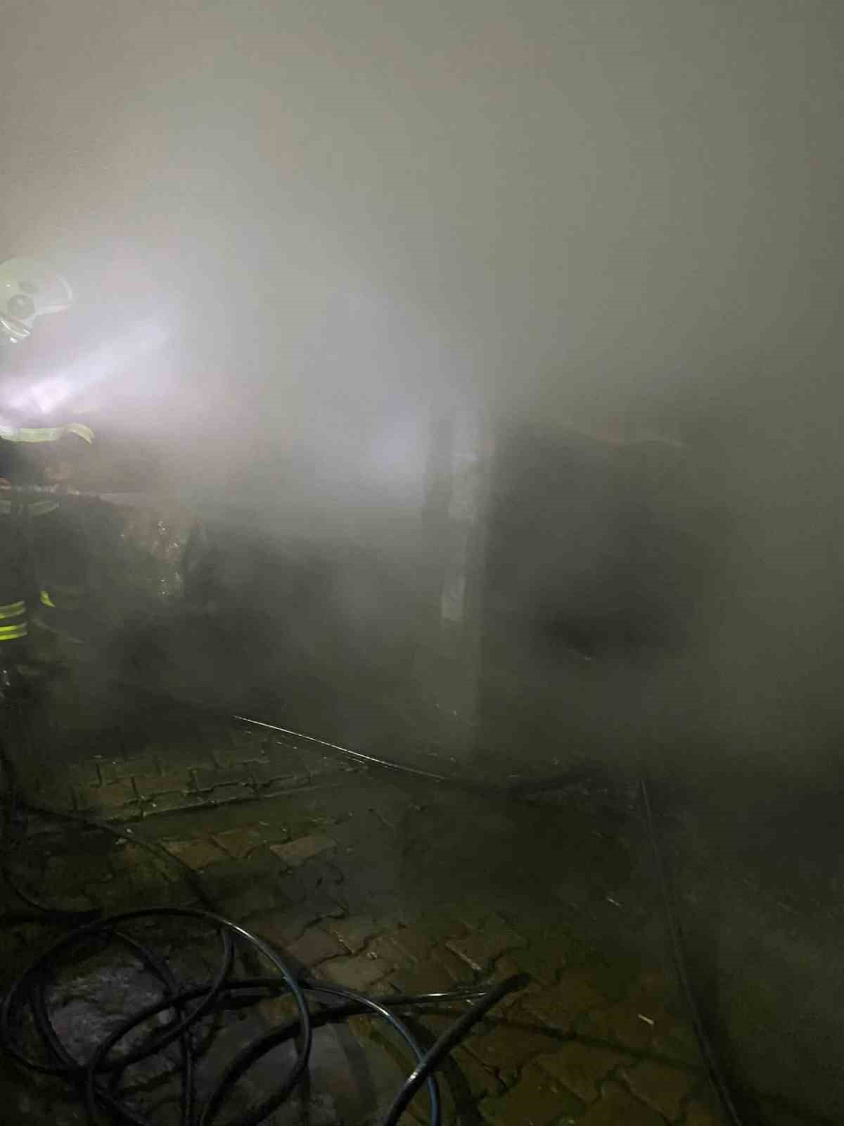 Güroymak’ta korkutan yangın