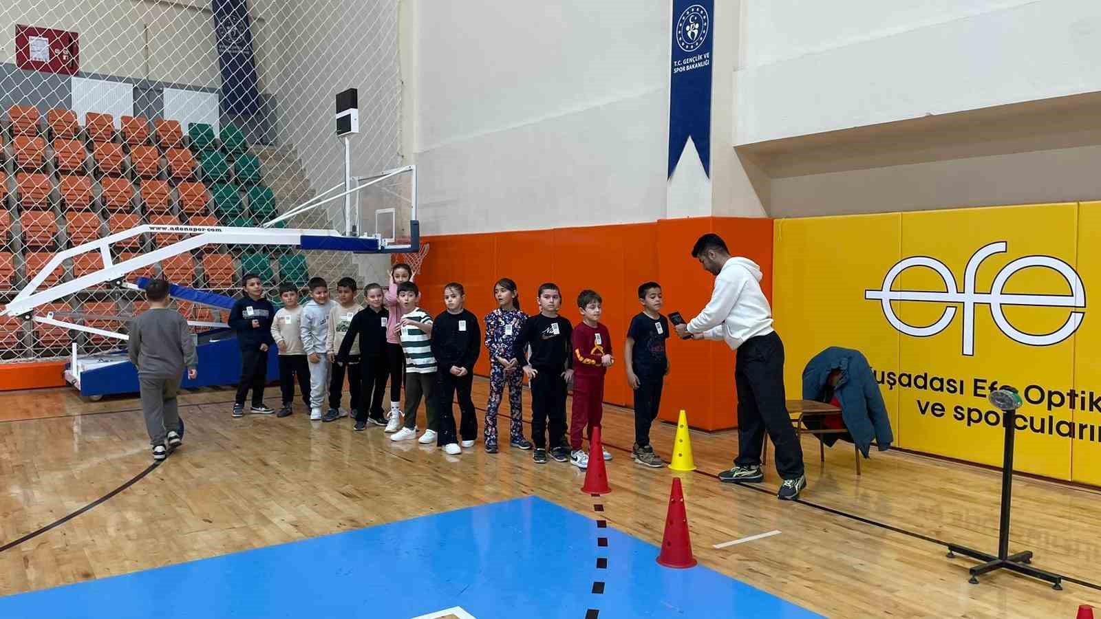 Kuşadası&rsquo;nda geleceğin sporcuları keşfedildi
