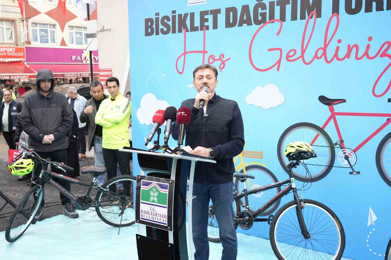 Bahçelievler’de pedallar sağlık ve çevre için döndü: 38’inci bisiklet çekilişi yapıldı