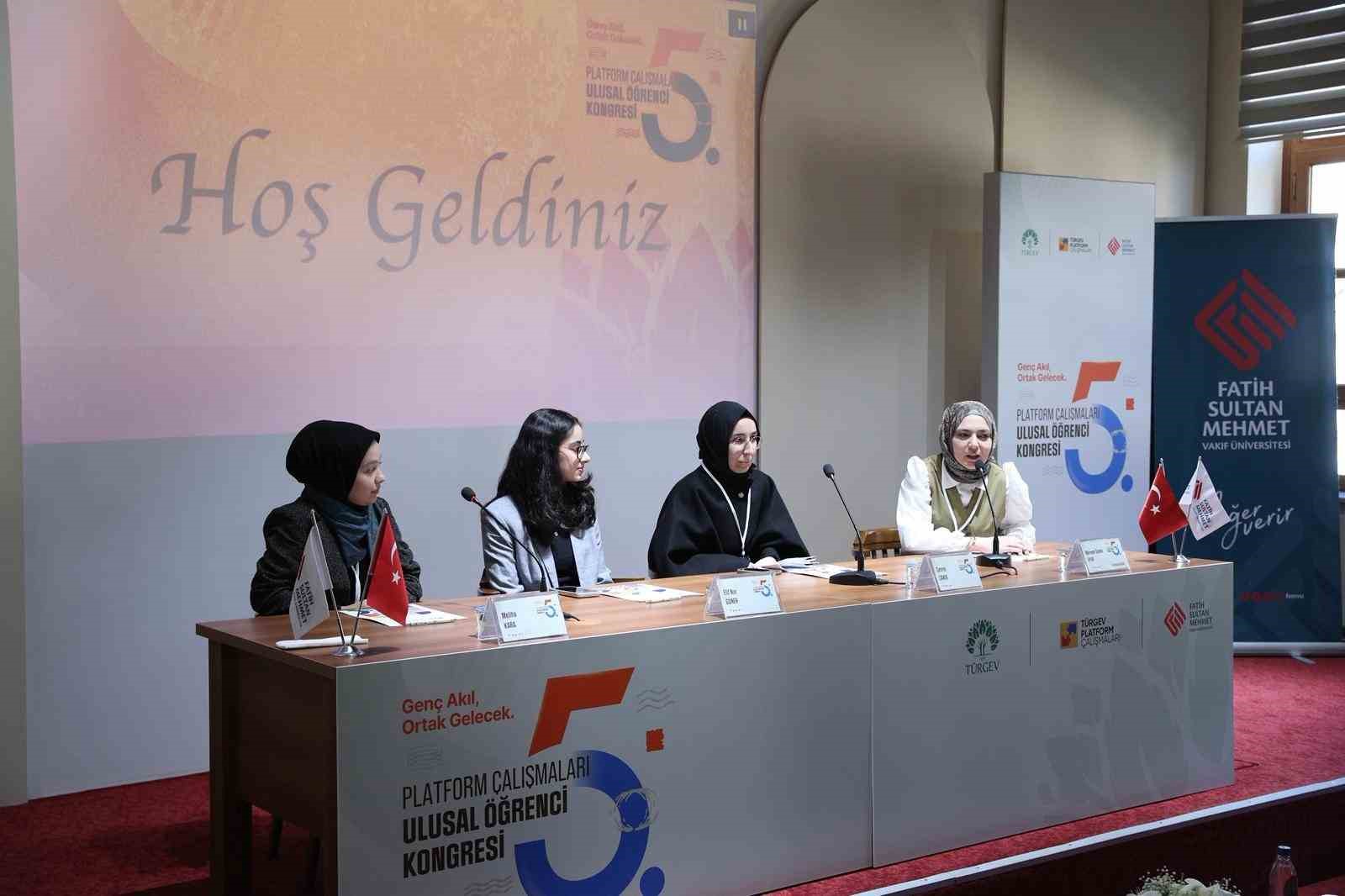 Genç Akıl Ortak Gelecek: TÜRGEV 5. Ulusal Öğrenci Kongresi tamamlandı