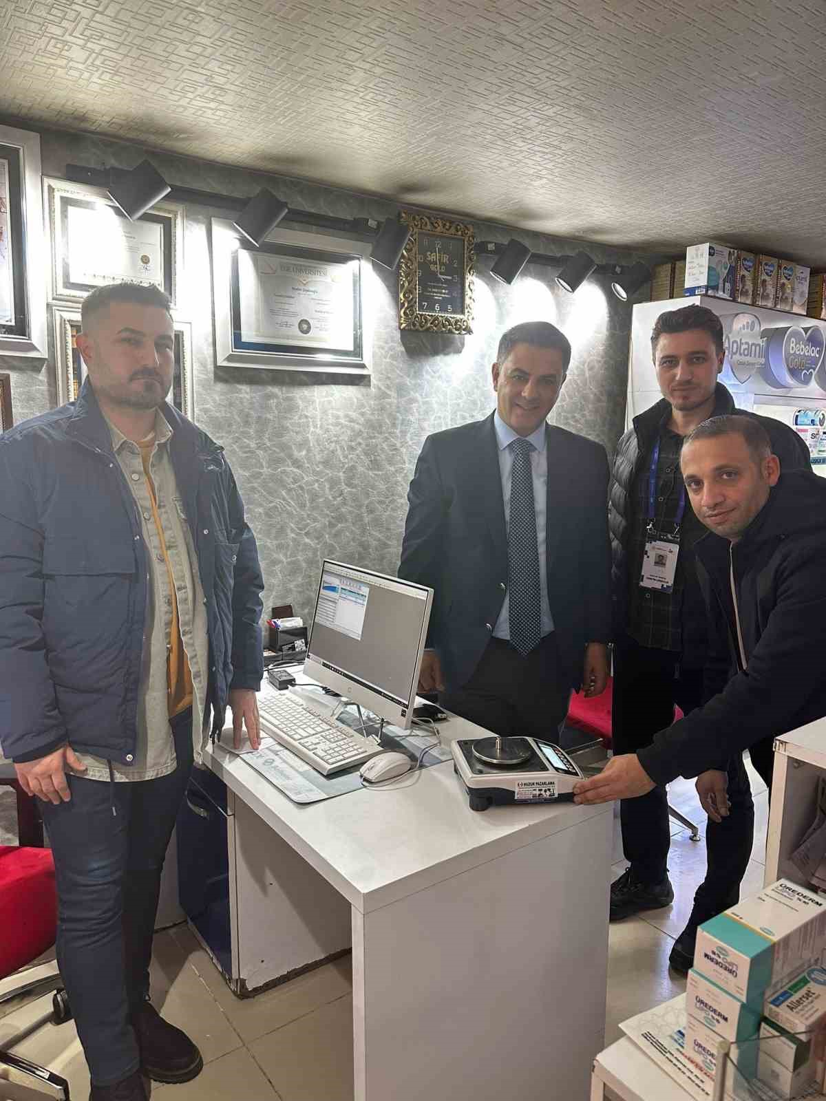 Hakkari&rsquo;de &ouml;l&ccedil;&uuml; ve tartı aletleri denetleniyor
