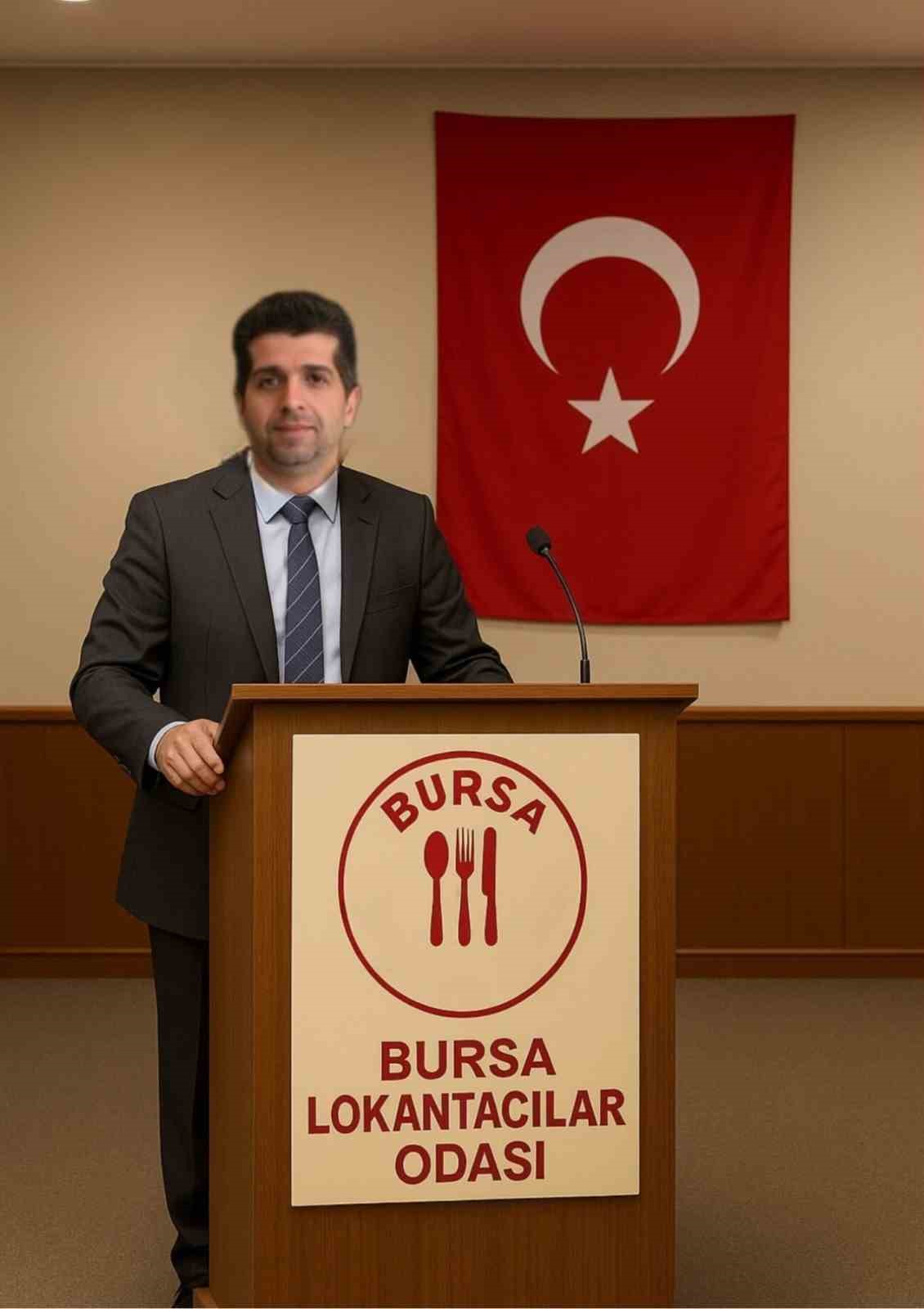 46 yıllık başkanlık sona erdi, Bursa Lokantacılar Odası&rsquo;nda Mehmet Yasak d&ouml;nemi
