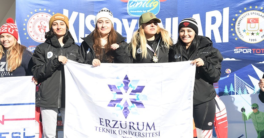 ETÜ Kayak Alp Disiplini Türkiye Şampiyonası’nda çifte kupa ile zirveye yerleşti