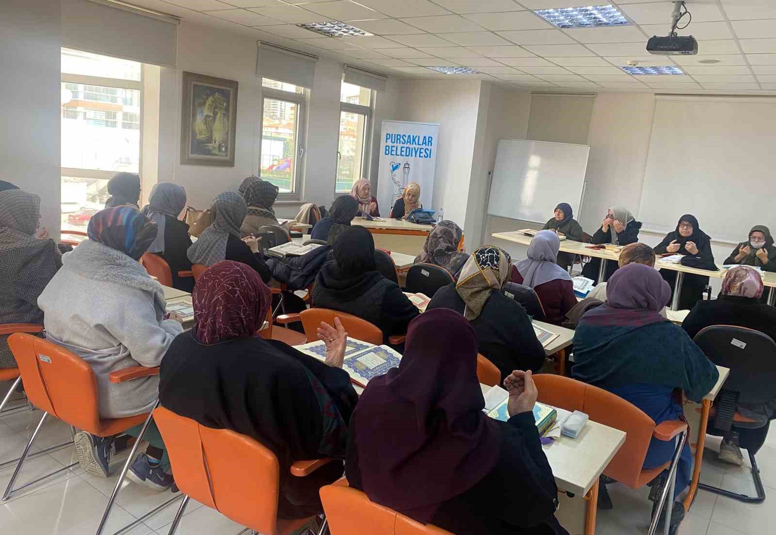 Pursaklar&rsquo;da mukabele programları başladı
