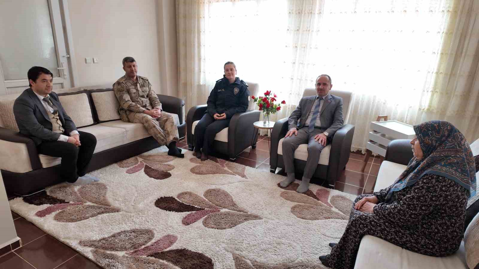 Gerc&uuml;ş&rsquo;te şehit yakınları ve gazilere vefa ziyareti
