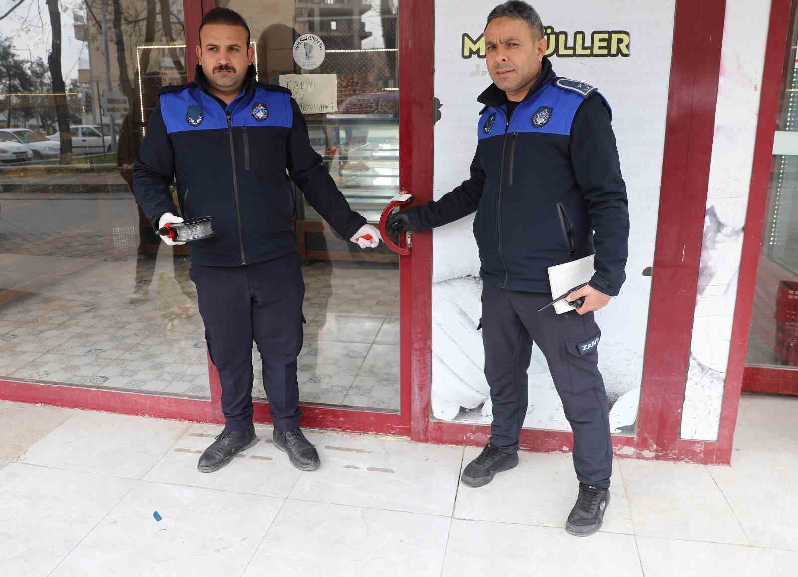 Şanlıurfa’da ramazan öncesi sıkı denetim: 19 iş yeri mühürlendi