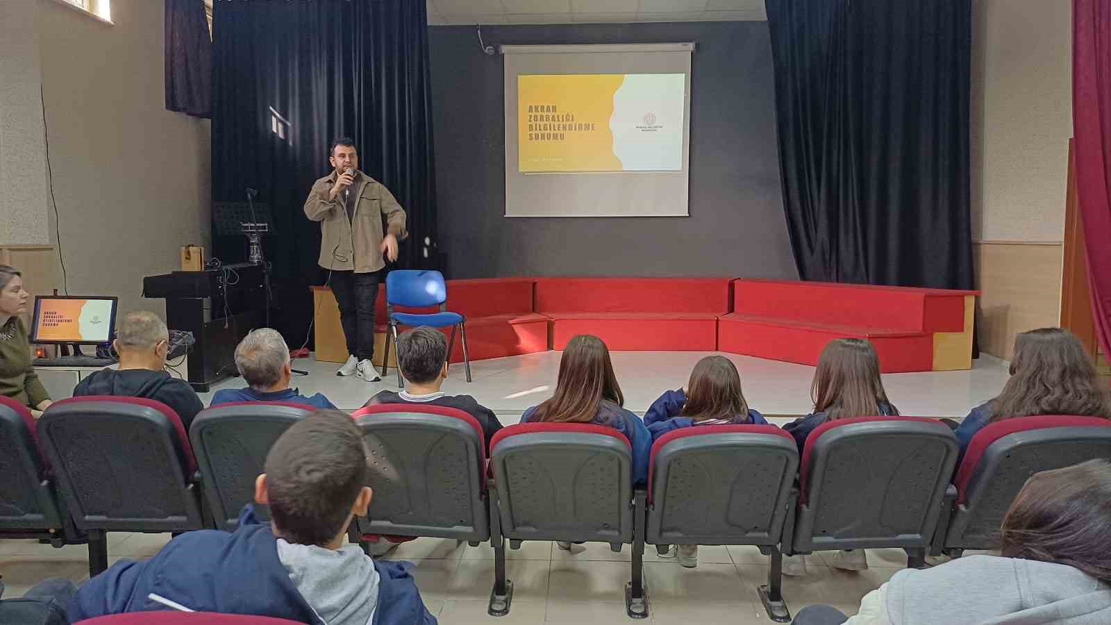 Manisa Ticaret Borsası Anadolu Lisesi’nden ’Akran Zorbalığı" semineri