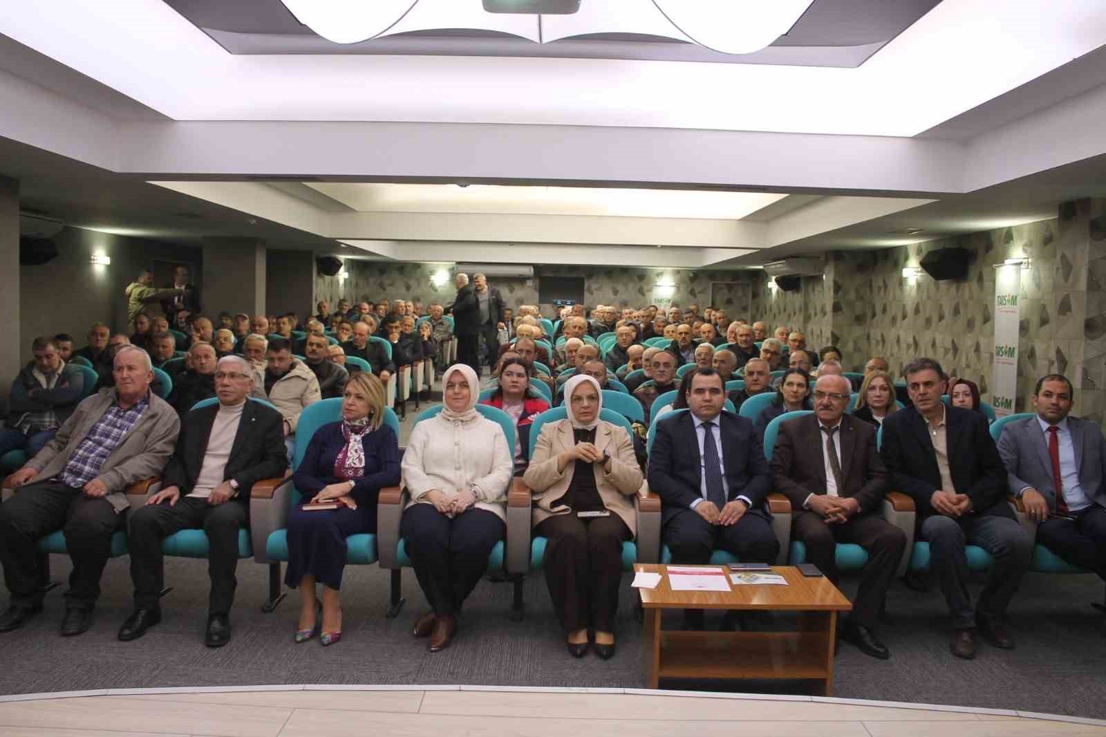 Çiftçilere tarım sigortası anlatıldı