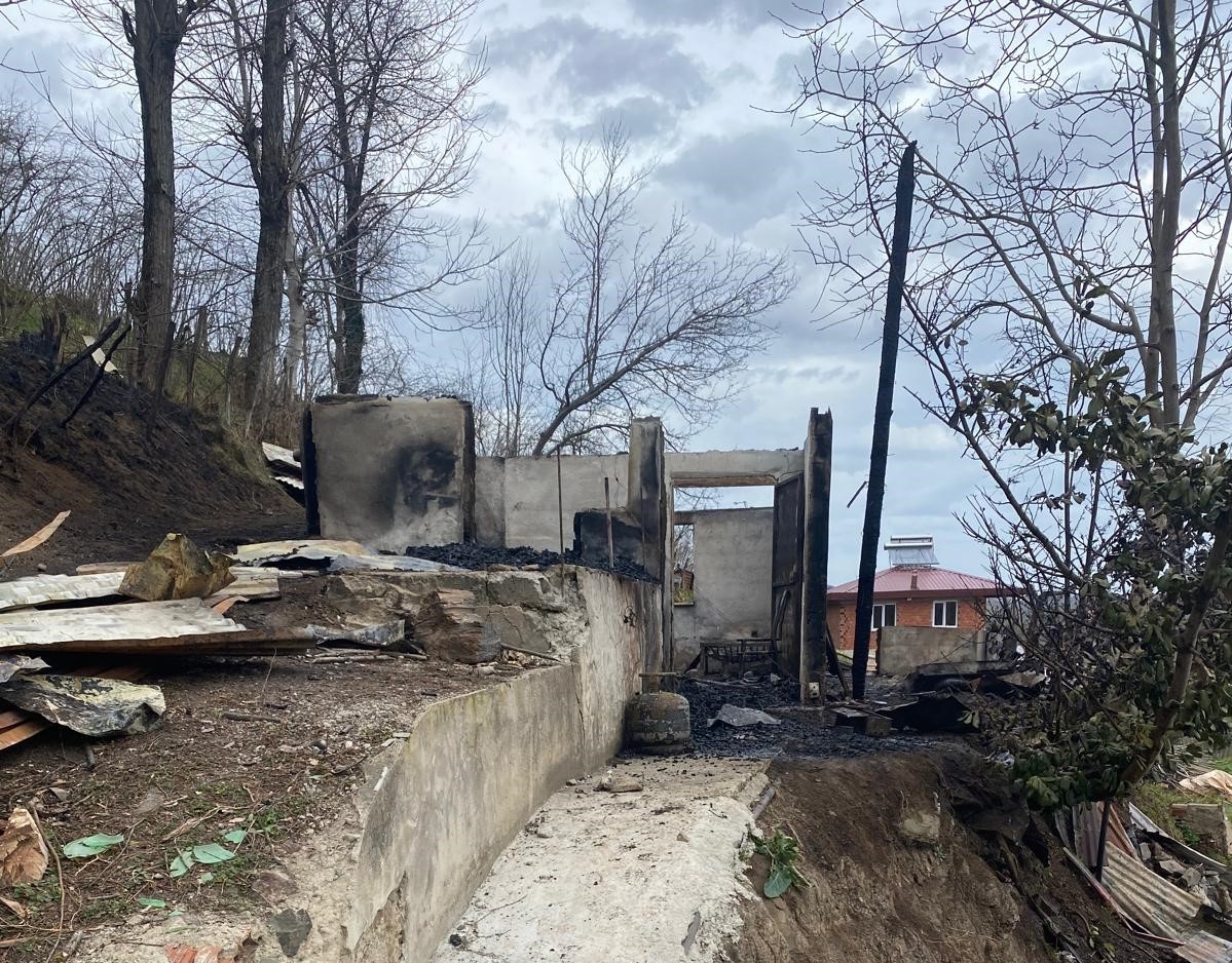 Ordu’da ev yangını