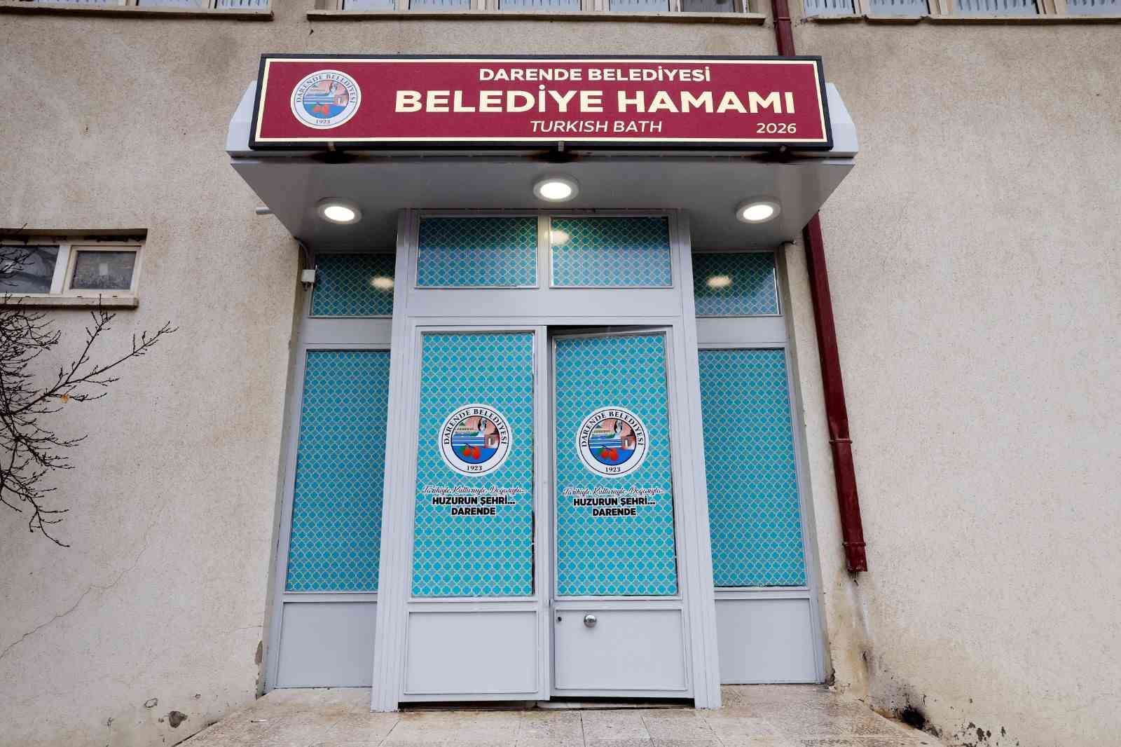 Malatya Darende&rsquo;de yenilenen hamam hizmete a&ccedil;ıldı
