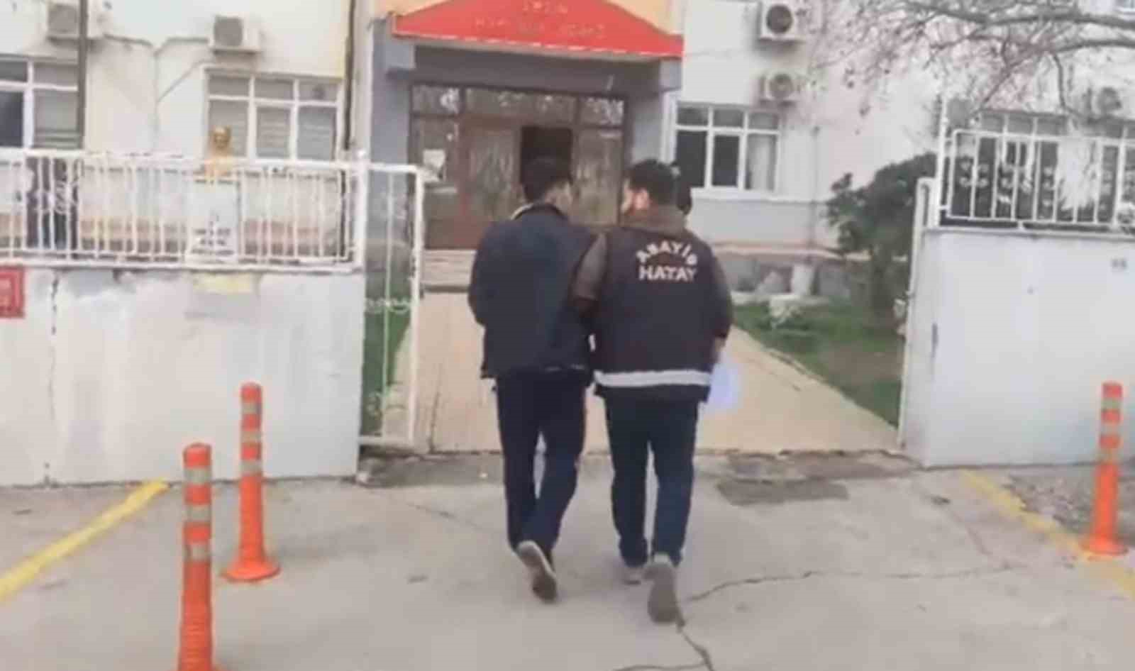 Erzin’de hırsızlık şüphelisi tutuklandı