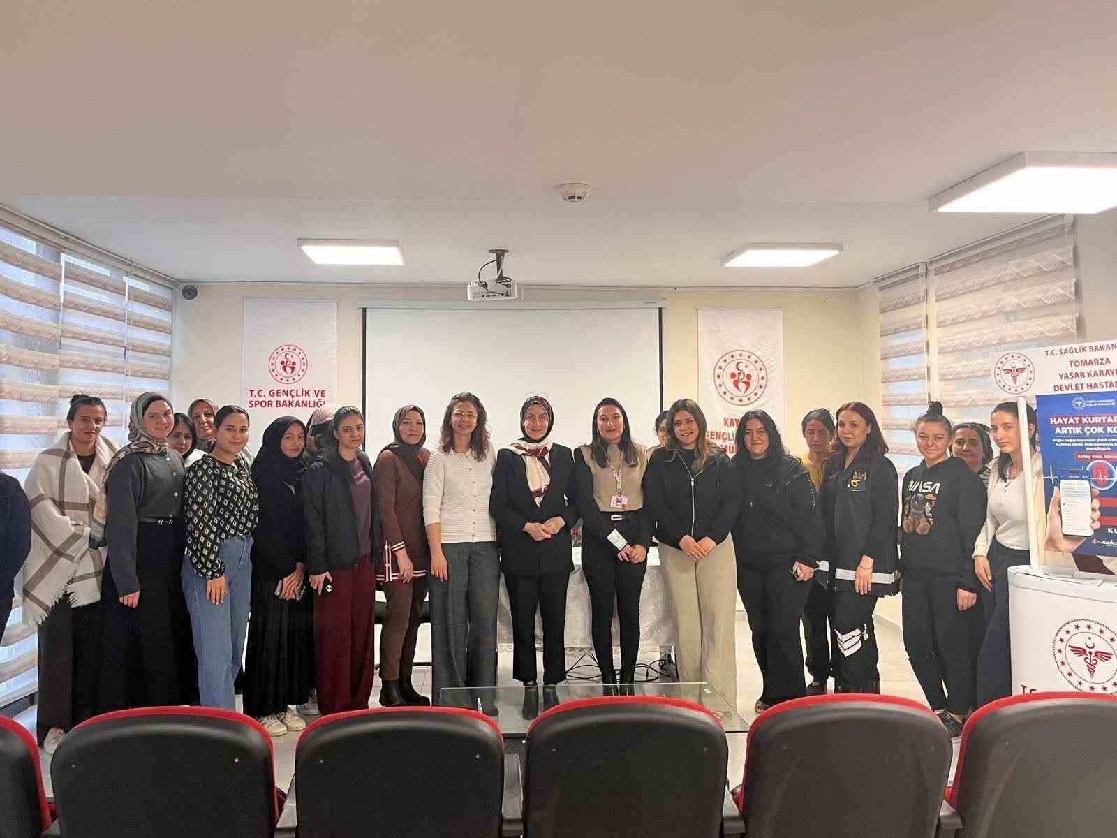 Tomarza&rsquo;da &ouml;ğrencilere &lsquo;Organ Bağışı Farkındalık Eğitimi&rsquo;
