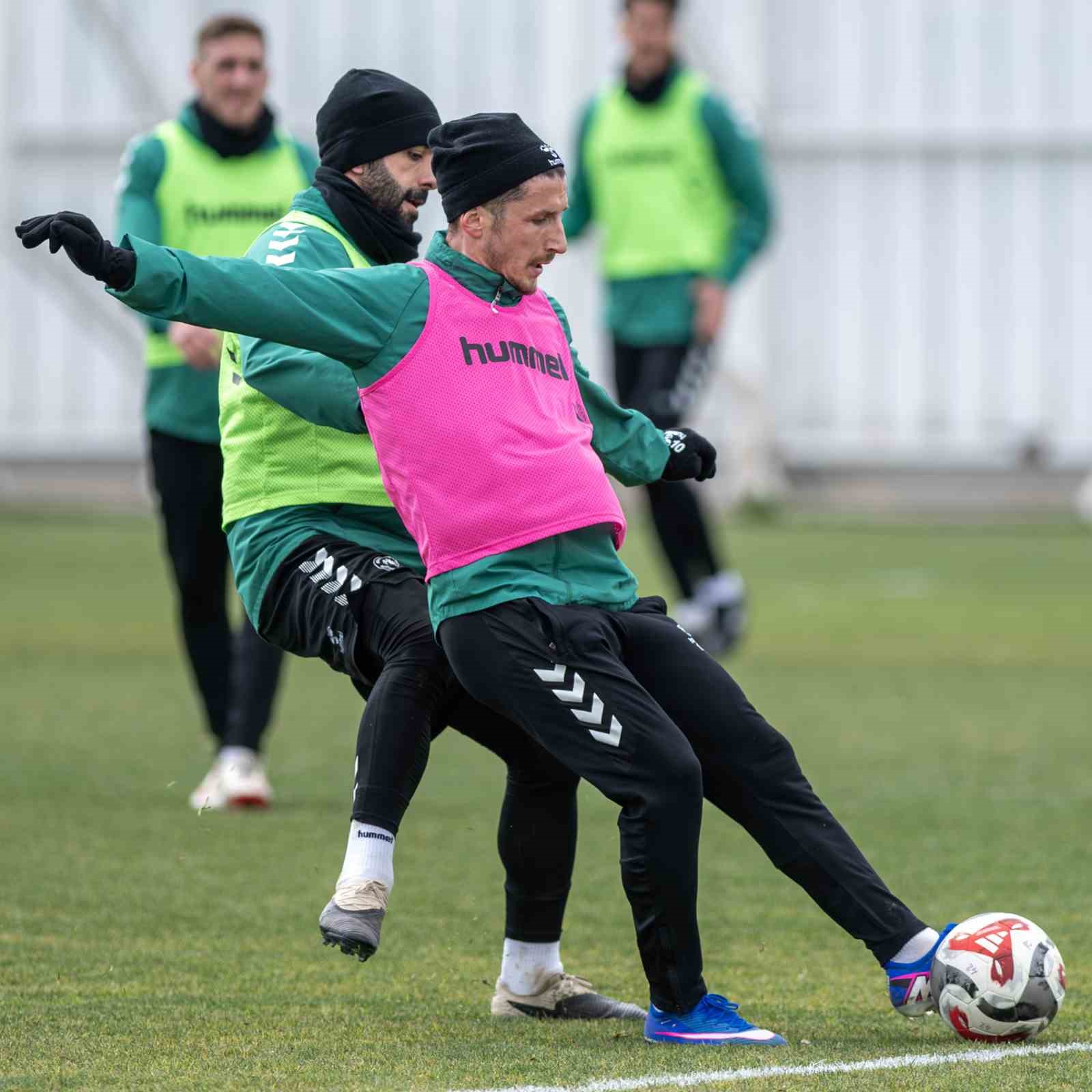 Konyaspor, Galatasaray maçı hazırlıklarını sürdürdü