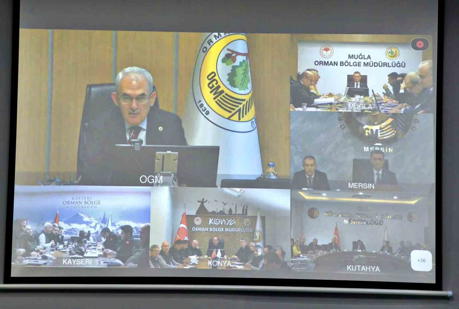 Muğla Orman B&ouml;lge M&uuml;d&uuml;rl&uuml;ğ&uuml;&rsquo;nde Faaliyet Değerlendirme Toplantısı ger&ccedil;ekleştirildi
