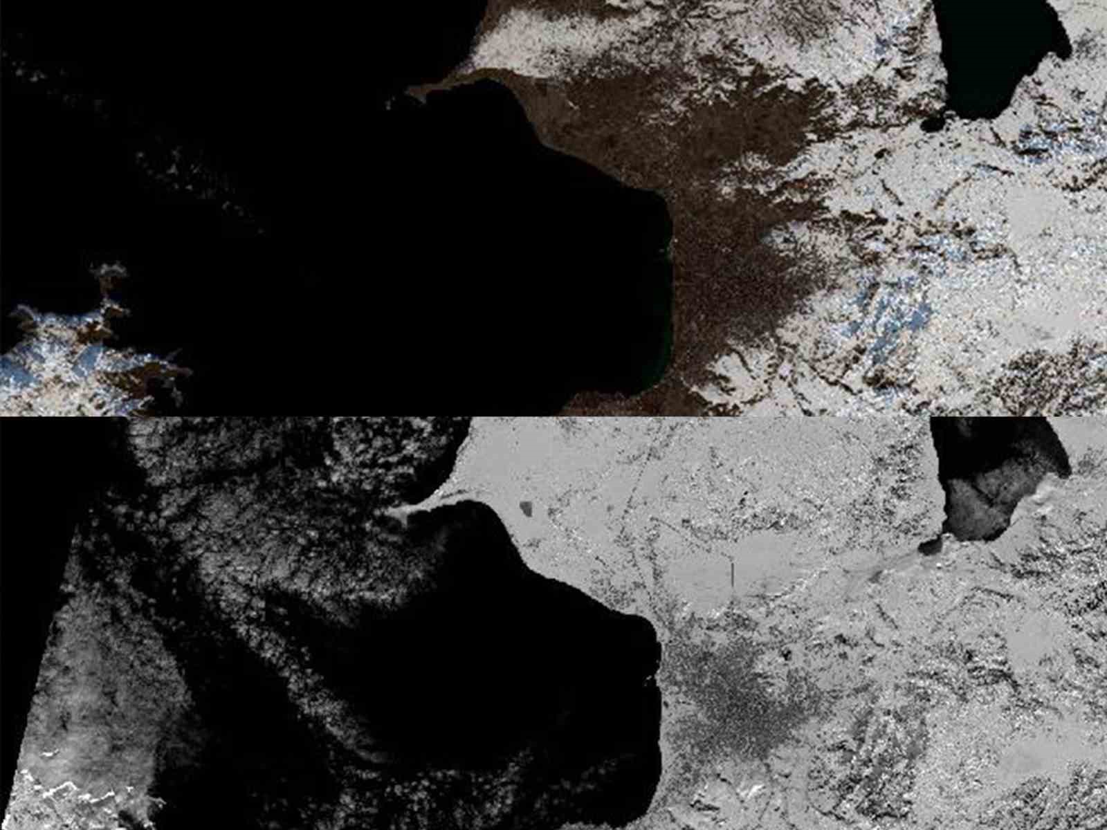 Van Gölü çevresinde kar örtüsü arttı: Uydu görüntüleri umut verdi