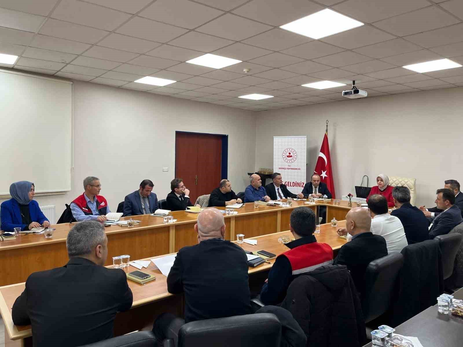 Kaynaşlı&rsquo;da tarım g&uuml;ndemi değerlendirildi
