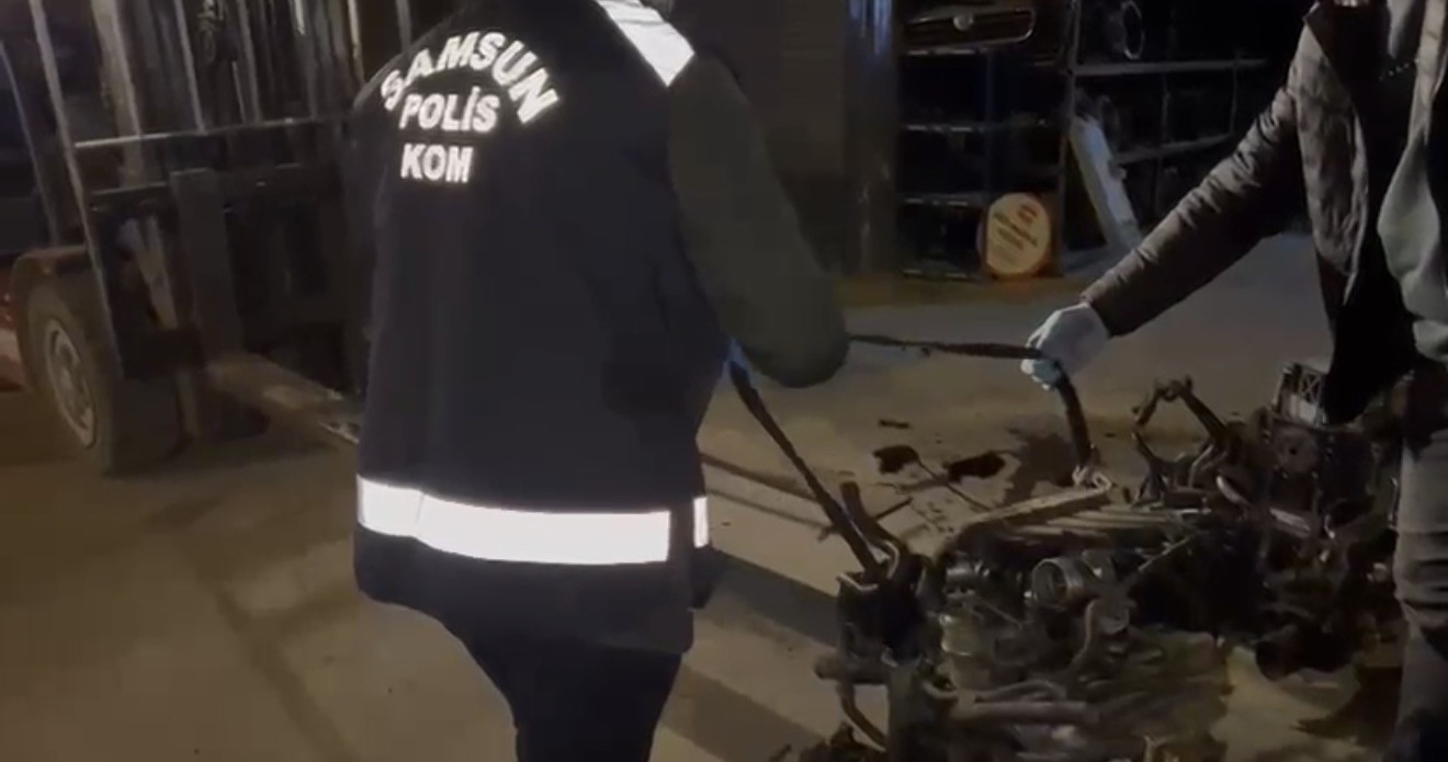 Samsun’da 5 milyonluk kaçak motor operasyonu