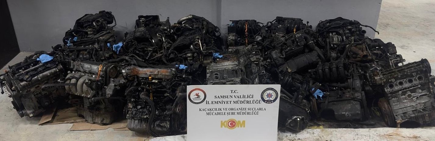 Samsun&rsquo;da 5 milyonluk ka&ccedil;ak motor operasyonu

