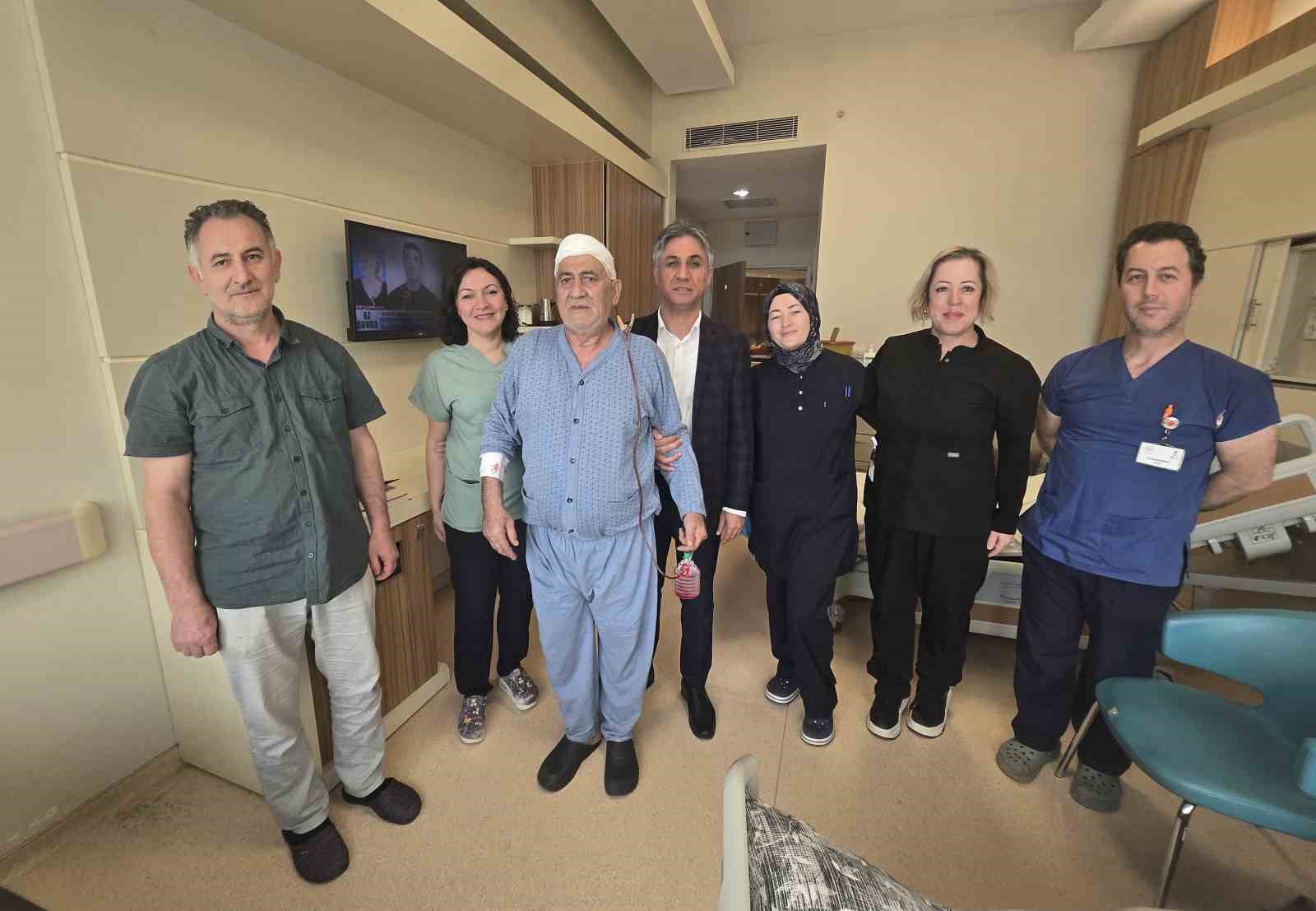 Ordu’da yaşlı hasta beyin tümörü ameliyatıyla sağlığına kavuştu