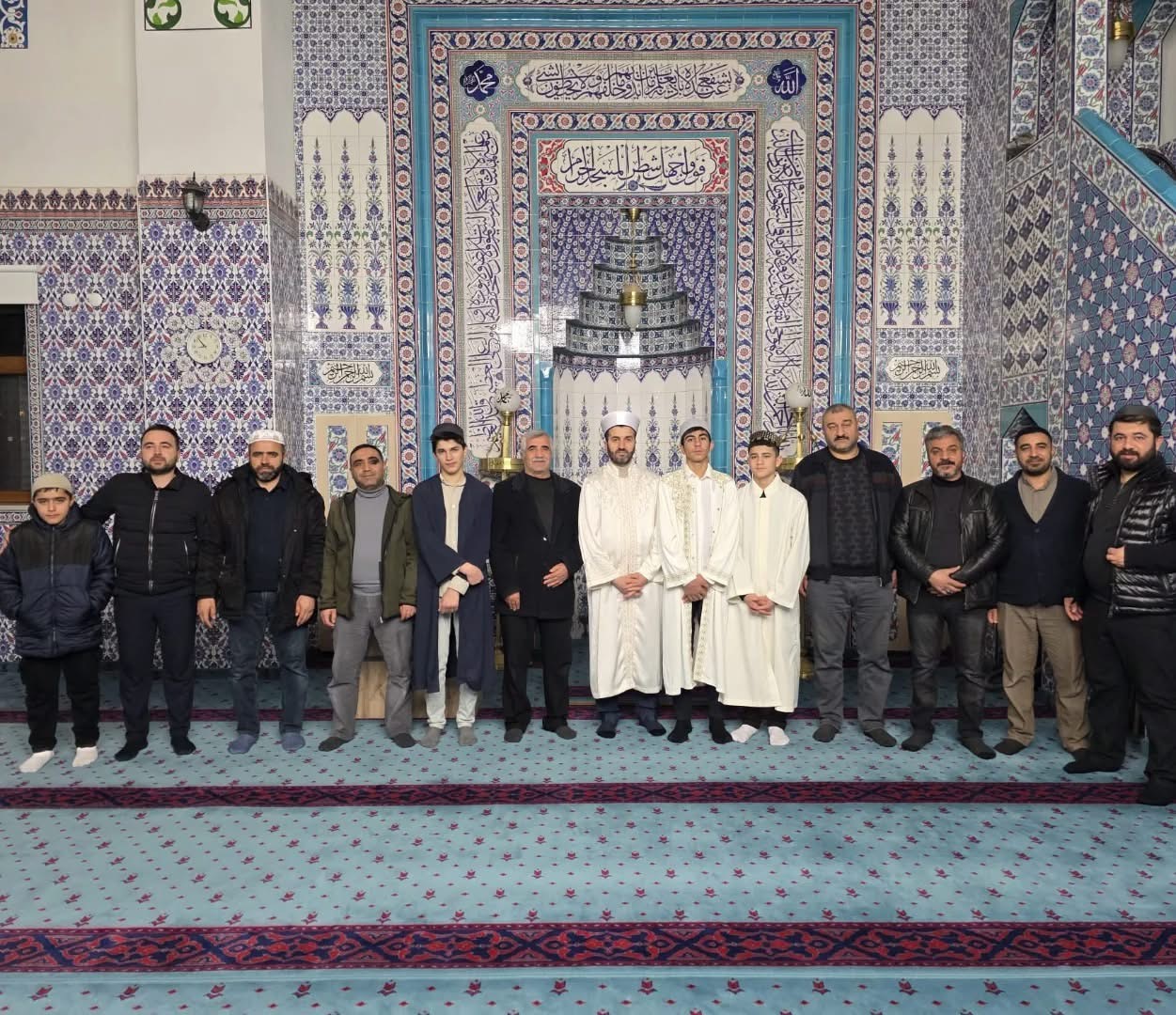 Çermik’te teravih namazı hatimle kılındı