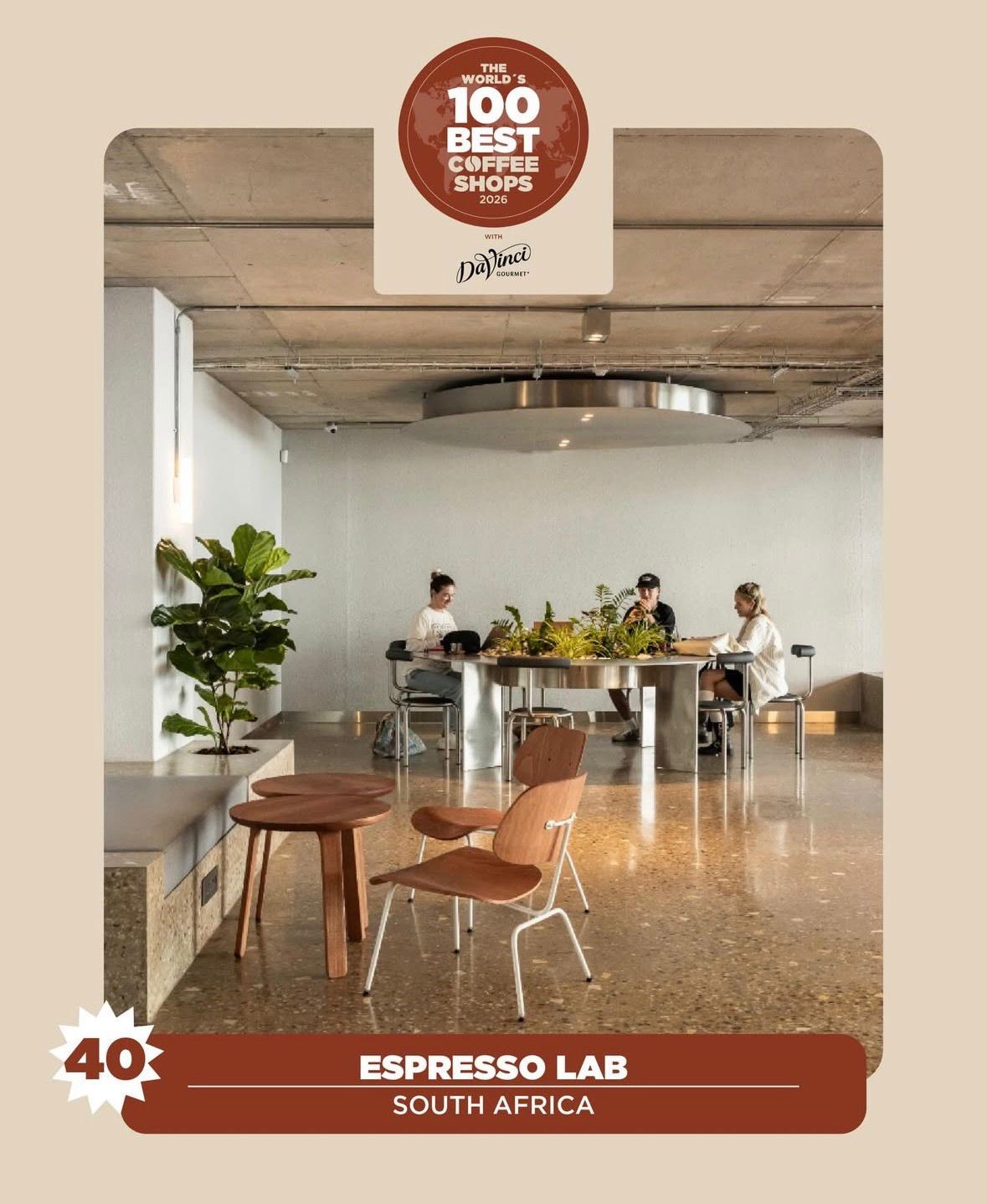 Espressolab, &uuml;st &uuml;ste iki yıl d&uuml;nyanın en iyi 100 kahve d&uuml;kk&acirc;nı arasında

